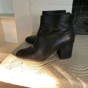Stuart Weitzman leather booties